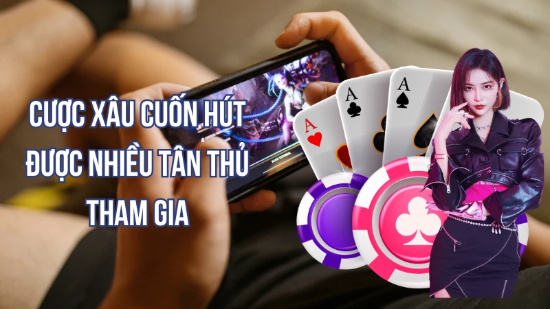 Cược xâu cuốn hút được nhiều tân thủ tham gia
