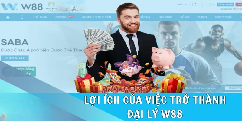 Quyền lợi nhận được khi trở thành đối tác với W88